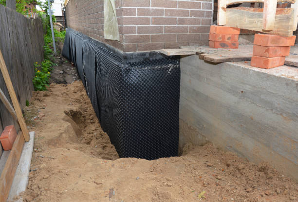 SJ Waterproofing Pros technician performing targeted Foundation Crack Repair assessment in Point Lookout, NY